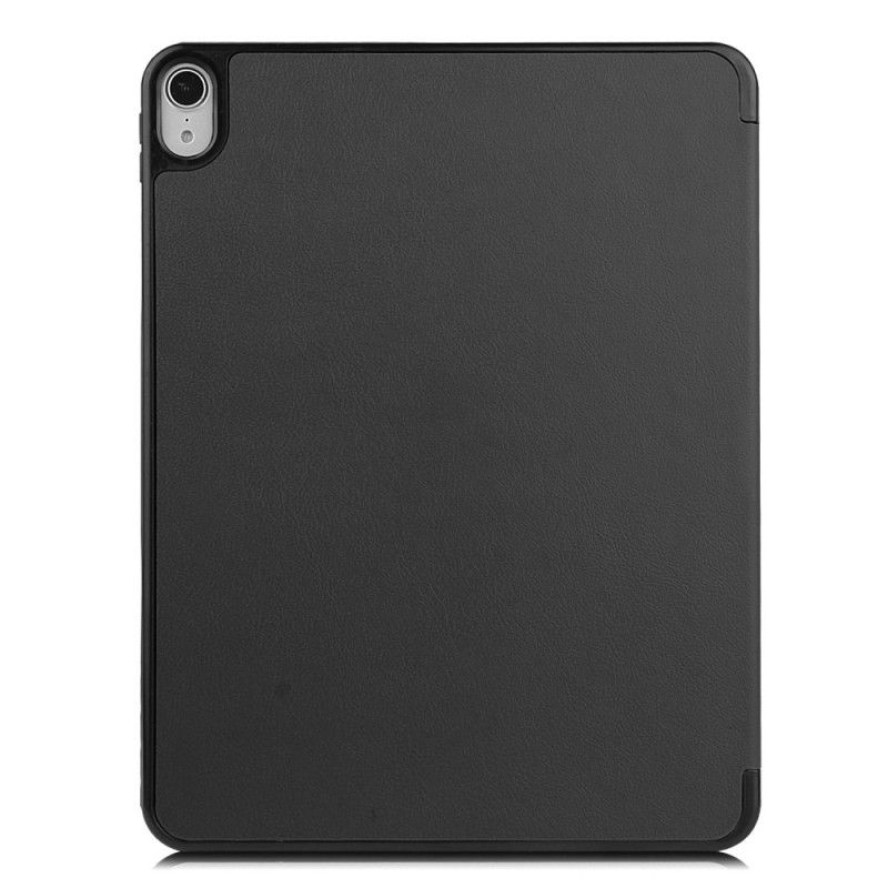 Smart Case iPad Air 10.9" (2020) Grijs Zwart Litchi Lederen Stylushouder