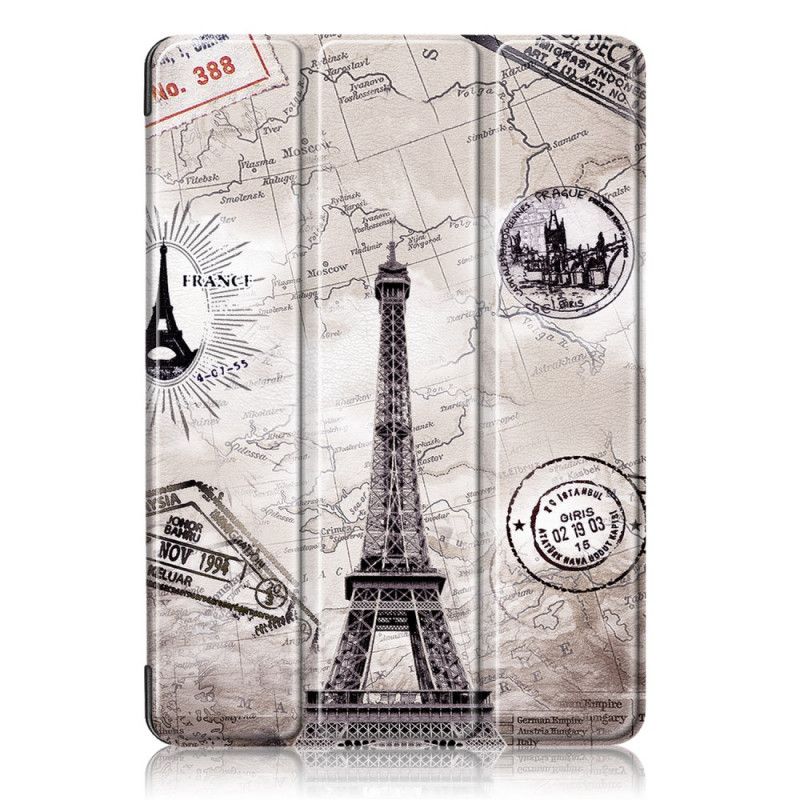 Smart Case iPad Air 10.9" (2020) Retro Eiffeltoren