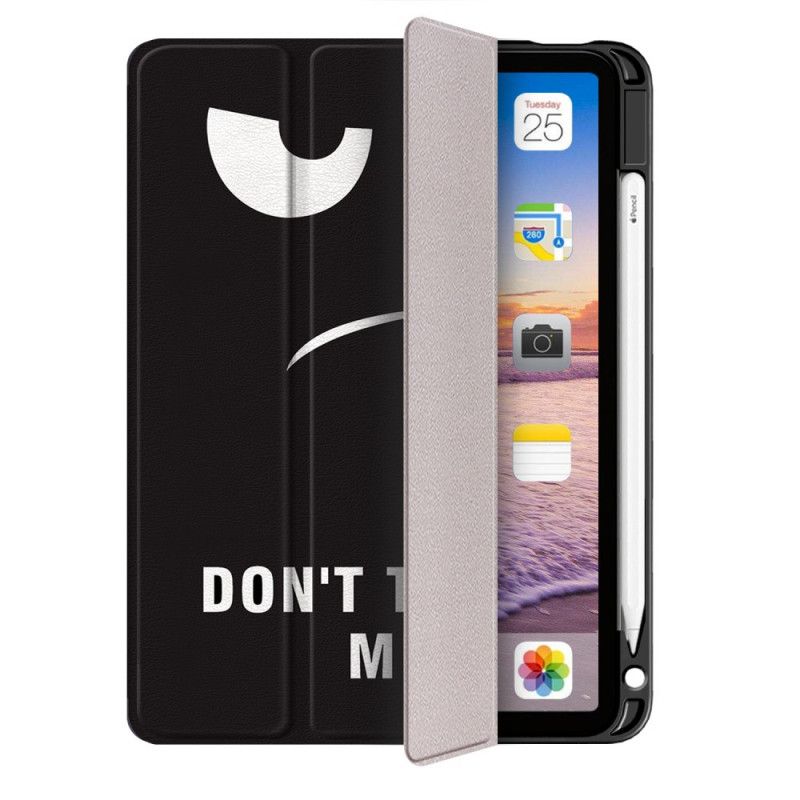 Smartcase iPad Air 10.9" (2020) Raak Me Niet Aan Met Pennenhouder
