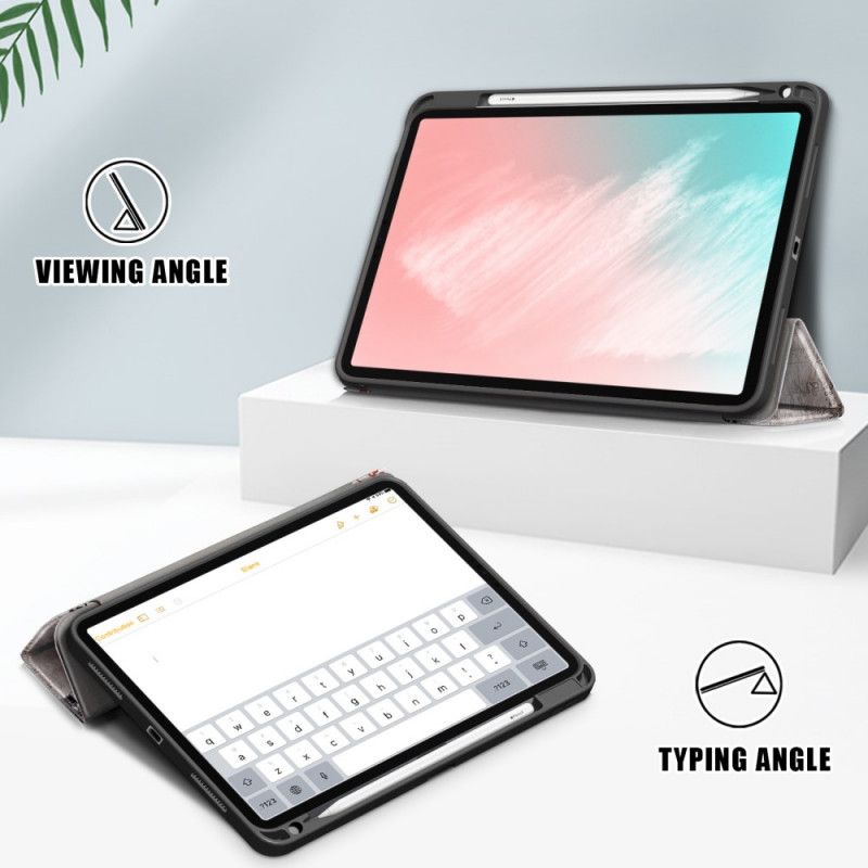 Smartcase iPad Air 10.9" (2020) Retro Eiffeltoren Met Stylushouder