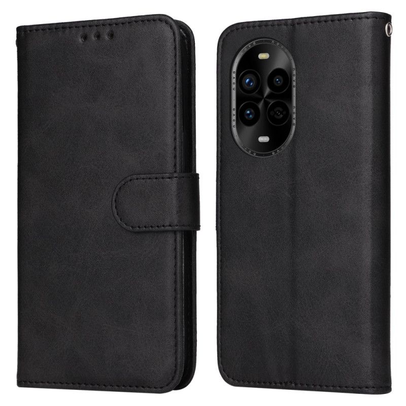 Leren Hoesje Huawei Nova 13 Pro Bandje Met Leer-effect Bescherming Hoesje