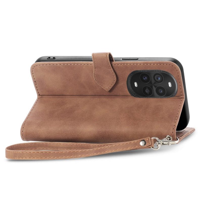 Leren Hoesje Huawei Nova 13 Pro Kantprint Bescherming Hoesje