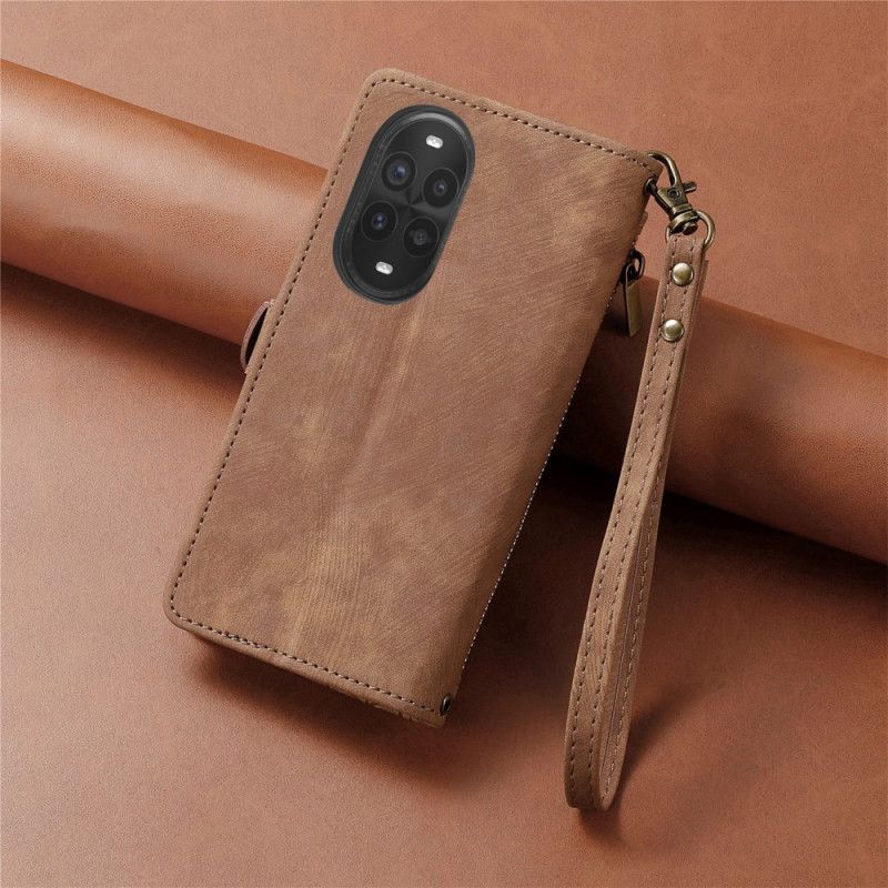 Leren Hoesje Huawei Nova 13 Pro Portemonnee Met Rits