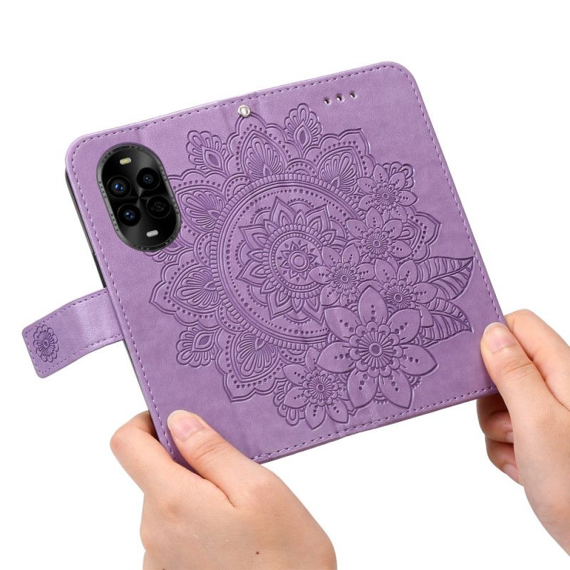 Leren Hoesje Voor Huawei Nova 13 Pro Mandala-print