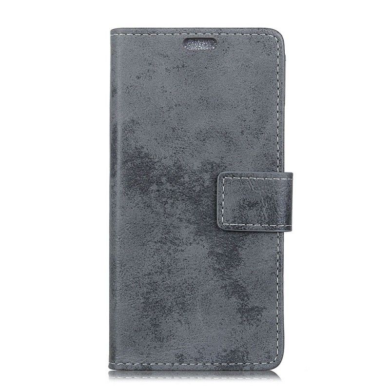 Bescherming Hoesje Huawei Mate 10 Pro Bruin Vintage Leereffect