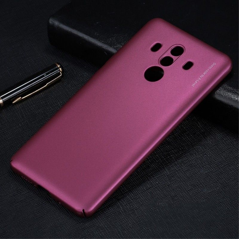 Hoesje voor Huawei Mate 10 Pro Donkerrood Metallic Effect