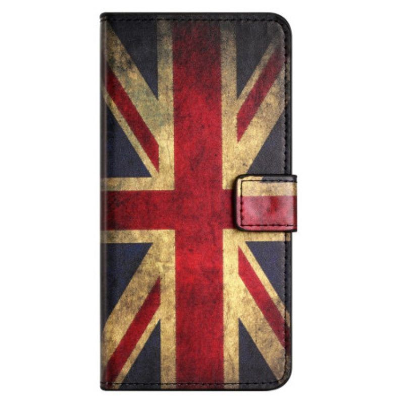 Folio-hoesje voor Xiaomi Redmi Note 12 4G Engelse Vlag