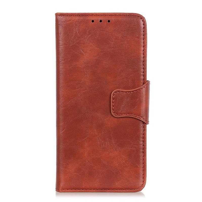 Folio-hoesje voor Xiaomi Redmi Note 12 4G Split Lederen Omkeerbare Sluiting