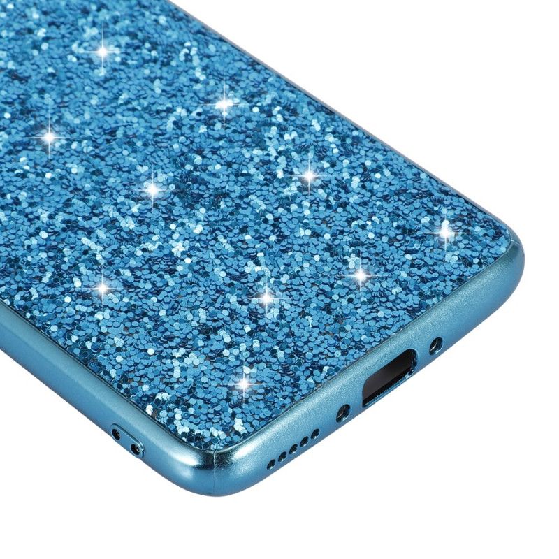 Case Hoesje OnePlus 7T Pro Rood Zwart Telefoonhoesje Ik Ben Glitter