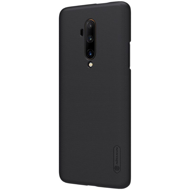 Hoesje OnePlus 7T Pro Goud Zwart Stijve Frosted Nillkin