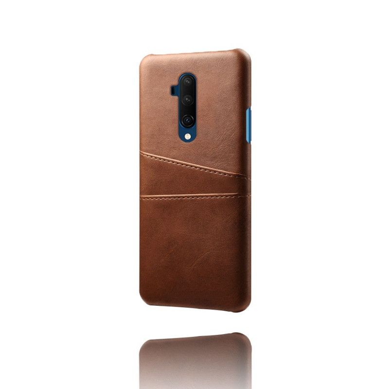 Hoesje voor OnePlus 7T Pro Roze Rood Kaarthouder
