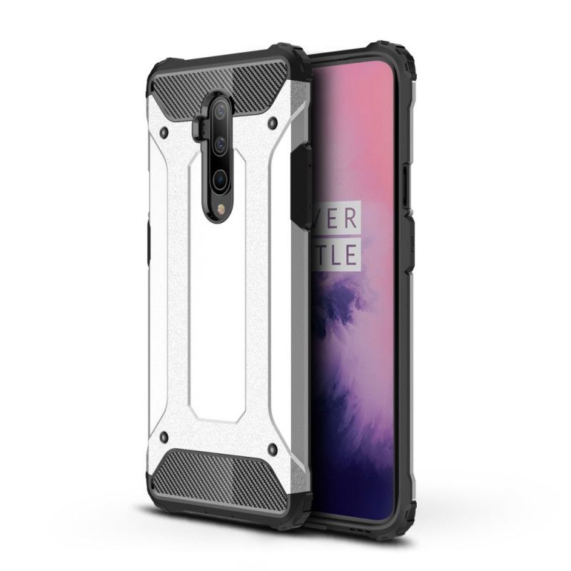 Hoesje voor OnePlus 7T Pro Wit Zwart Overlevende