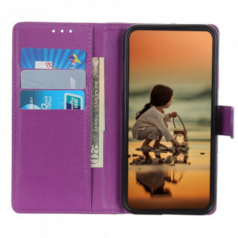 Leren Hoesje Voor Sony Xperia 1 Iii Lychee Kunstleer