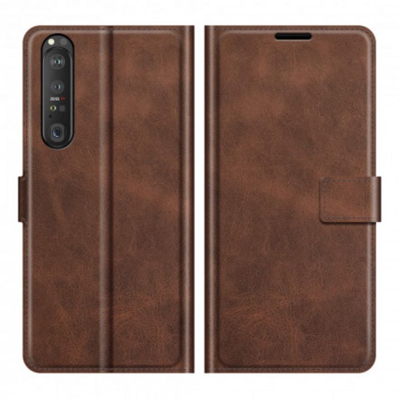 Leren Hoesje Voor Sony Xperia 1 Iii Slank Extreem Leereffect