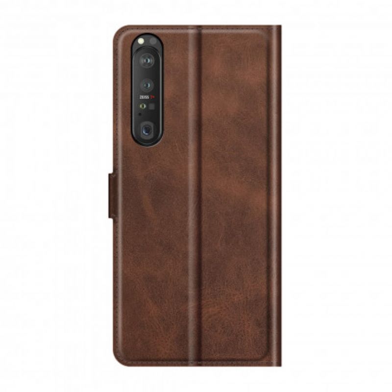 Leren Hoesje Voor Sony Xperia 1 Iii Slank Extreem Leereffect