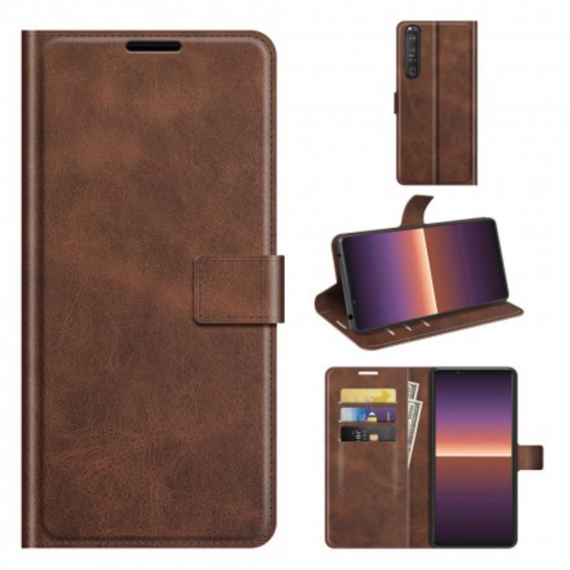 Leren Hoesje Voor Sony Xperia 1 Iii Slank Extreem Leereffect