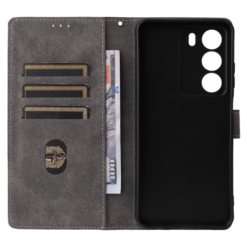 Bescherming Hoesje Realme 14x 5g Kunstleer Met Rfid-bescherming