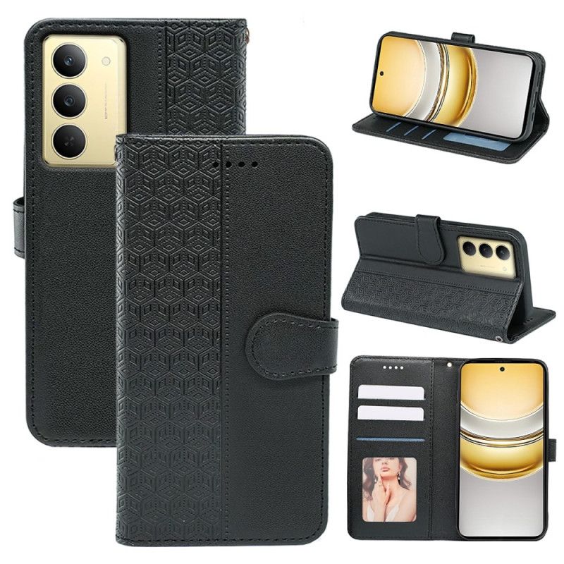 Flip Case Leren Realme 14x 5g Premium