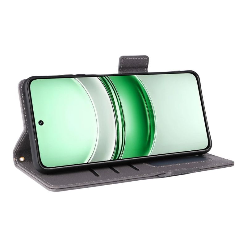 Folio-hoesje Realme 14x 5g Lychee Textuur Met Koord