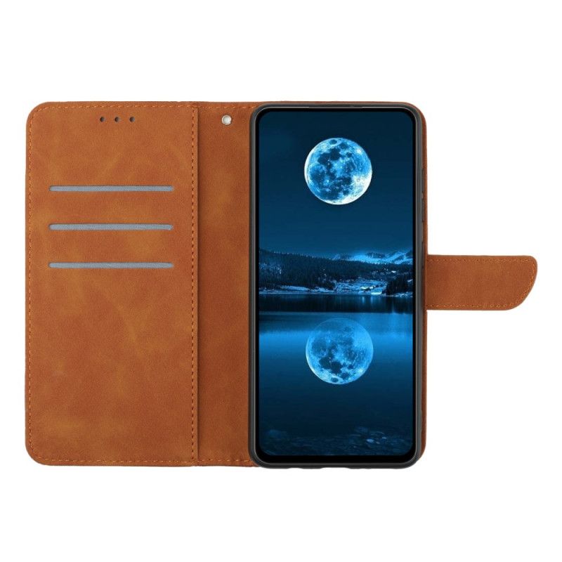 Folio-hoesje Realme 14x 5g Telefoonhoesje Strepen En Prints