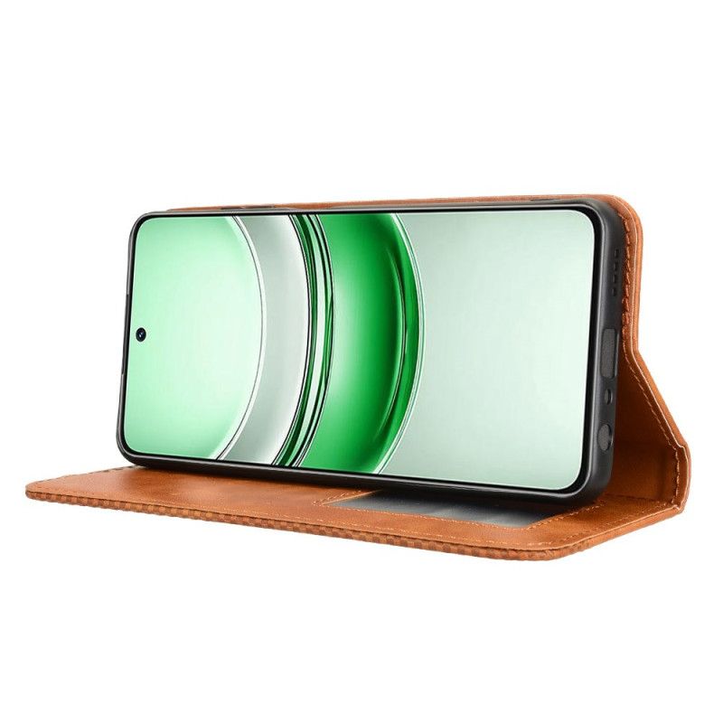 Folio-hoesje Realme 14x 5g Telefoonhoesje Vintage Rand