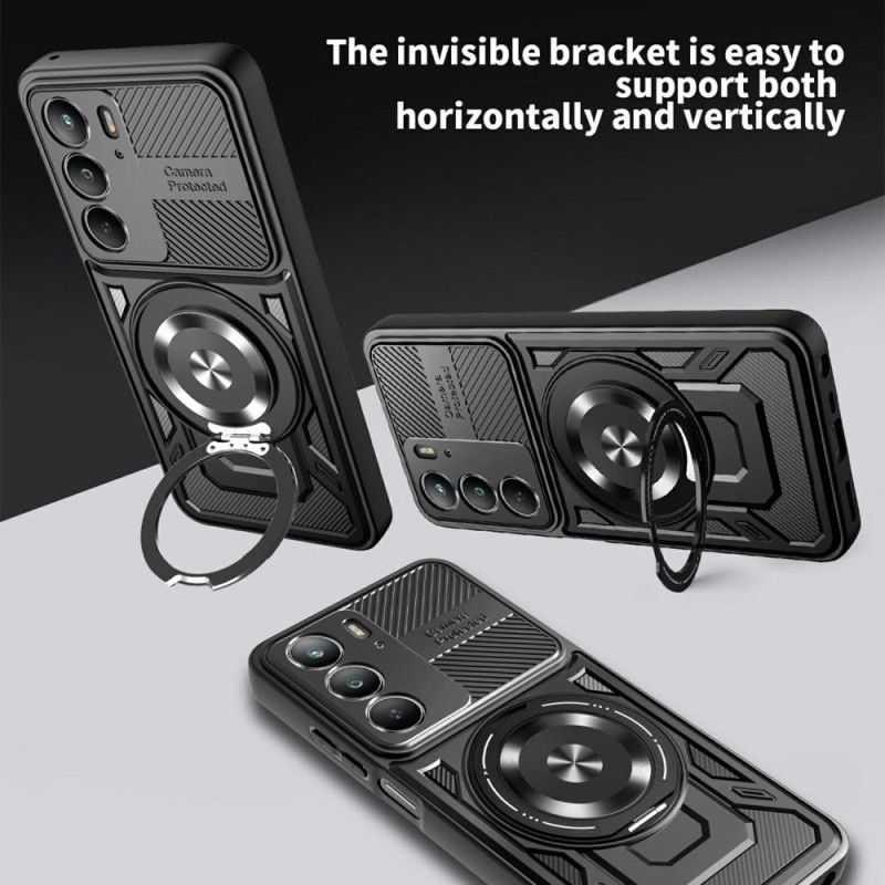 Hoesje Realme 14x 5g Magnetisch Met Draaibare Standaard