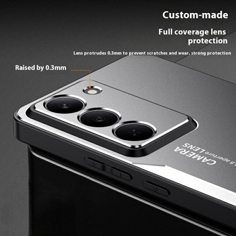 Hoesje Voor Realme 14x 5g Metaaleffect