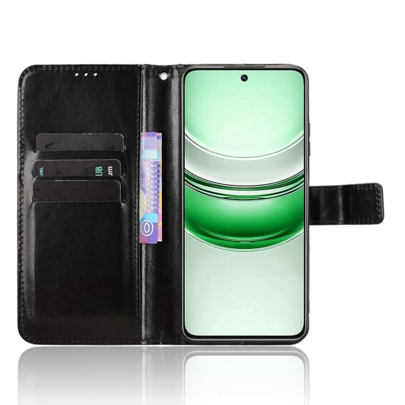 Leren Hoesje Realme 14x 5g Opvallend Imitatieleer Bescherming Hoesje