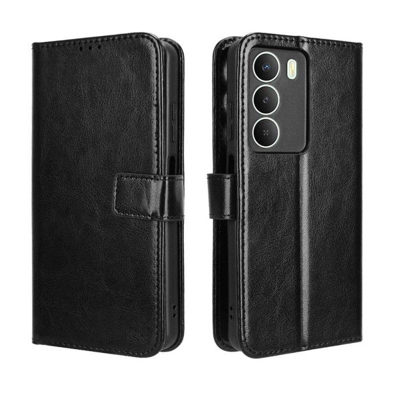 Leren Hoesje Realme 14x 5g Opvallend Imitatieleer Bescherming Hoesje