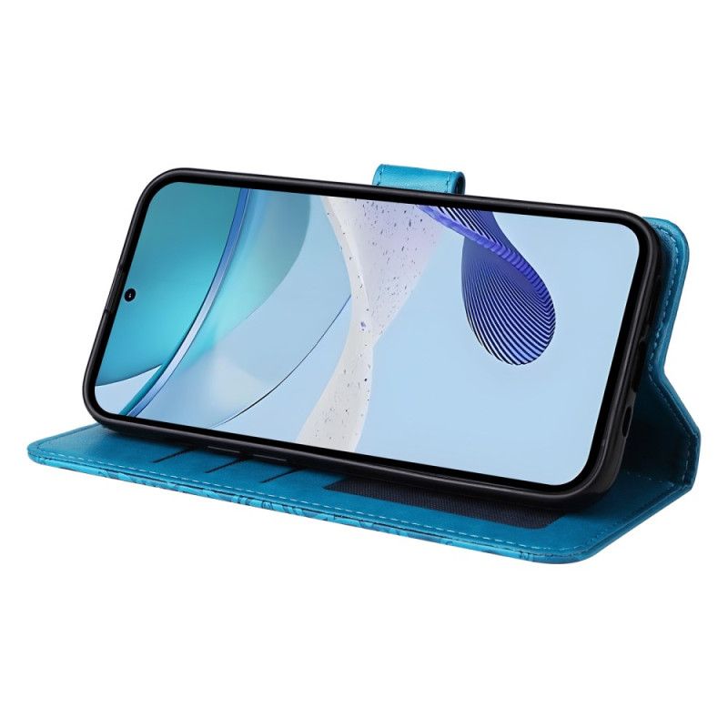 Leren Hoesje Realme 14x 5g Zonnebloem Bescherming Hoesje