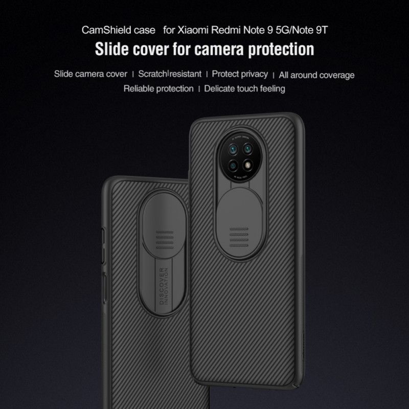 Case Hoesje Xiaomi Redmi Note 9 5G / Note 9T 5G Telefoonhoesje Nillkin Nokkenscherm Serie