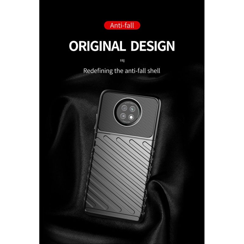 Hoesje voor Xiaomi Redmi Note 9 5G / Note 9T 5G Groen Zwart Donderreeks