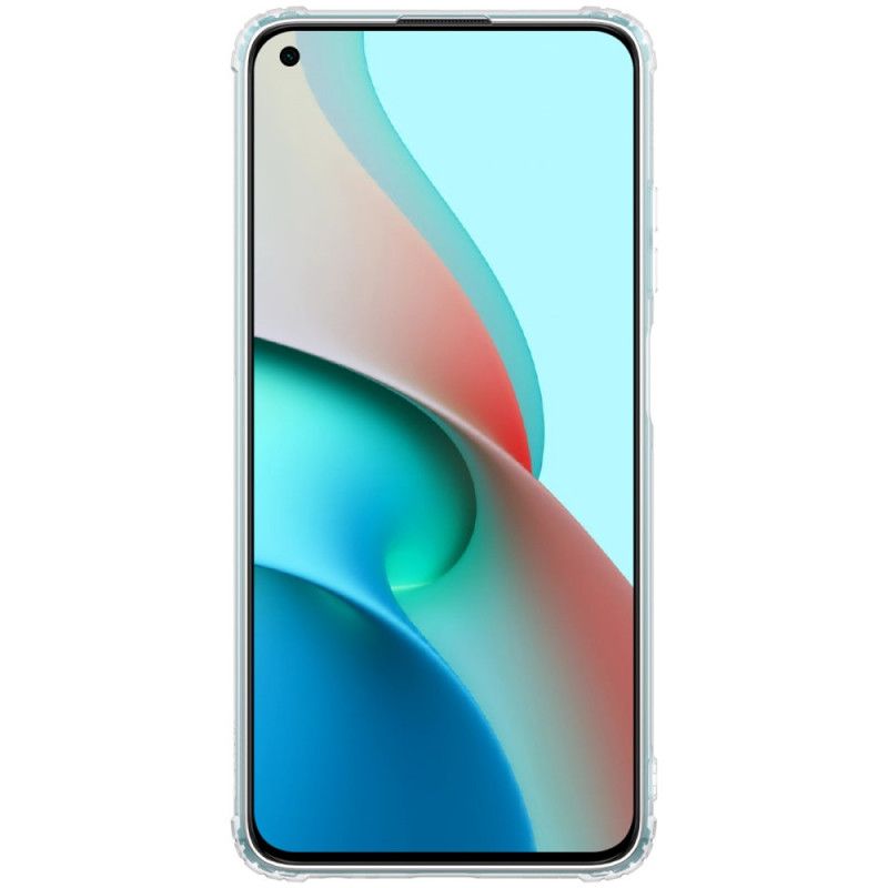 Hoesje Xiaomi Redmi Note 9 5G / Note 9T 5G Grijs Wit Versterkt Transparant Nillkin