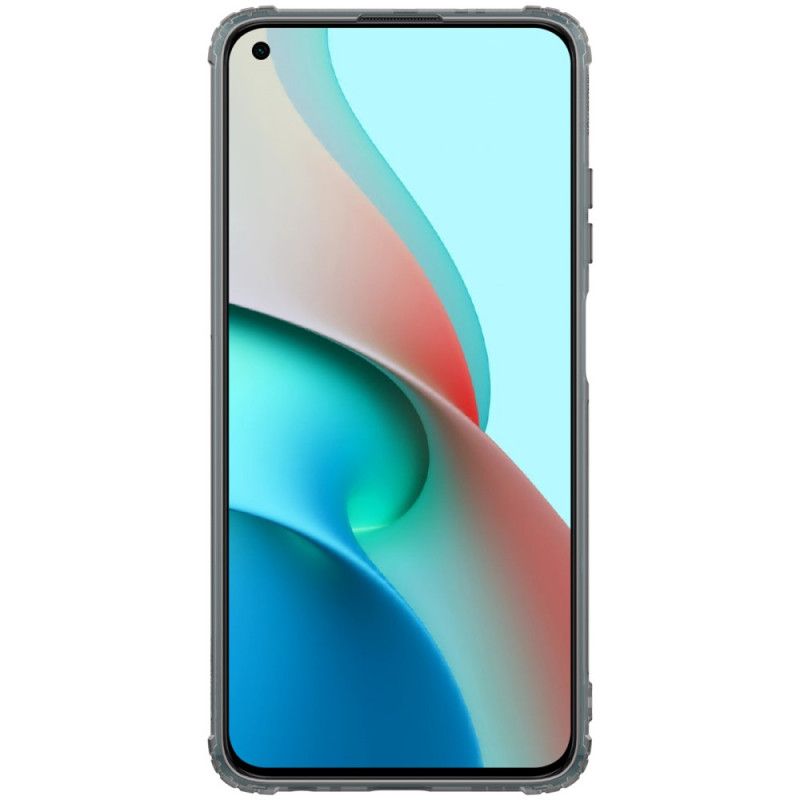 Hoesje Xiaomi Redmi Note 9 5G / Note 9T 5G Grijs Wit Versterkt Transparant Nillkin