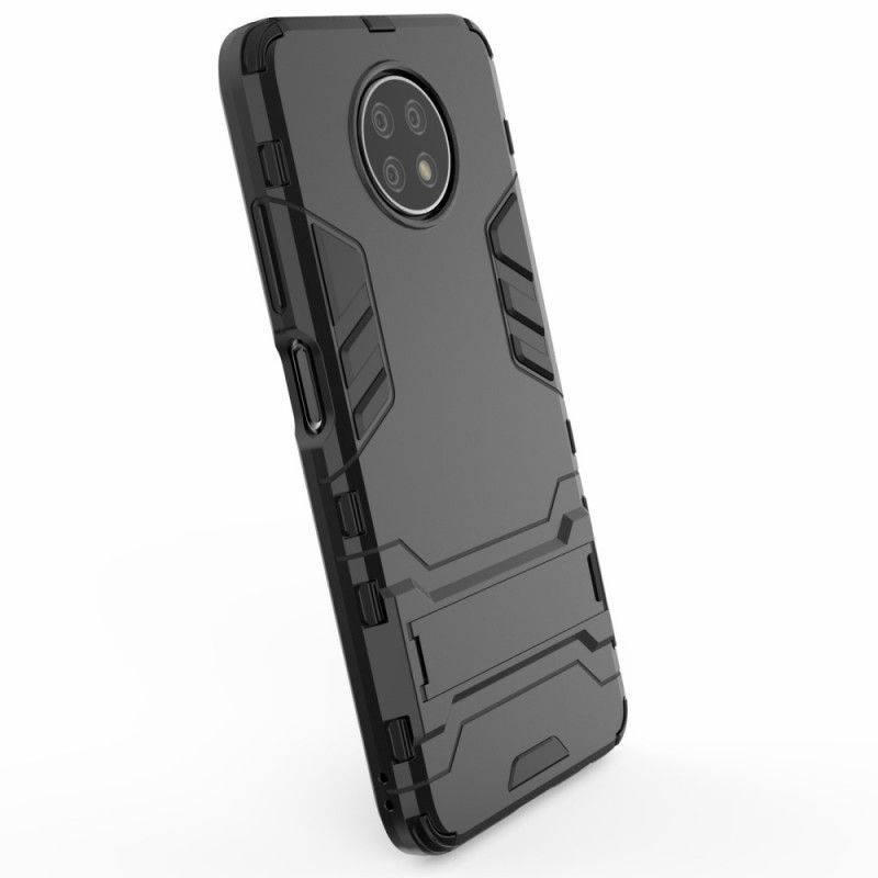 Hoesje Xiaomi Redmi Note 9 5G / Note 9T 5G Rood Zwart Ultrabestendig