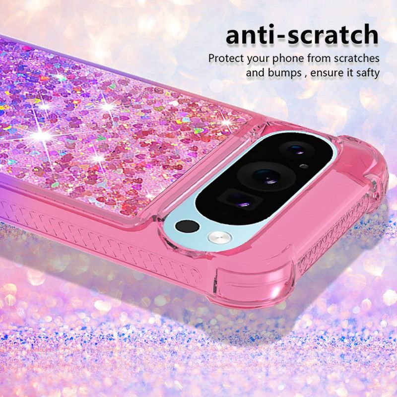 Hoesje Google Pixel 9 Glitterverloop Bescherming Hoesje