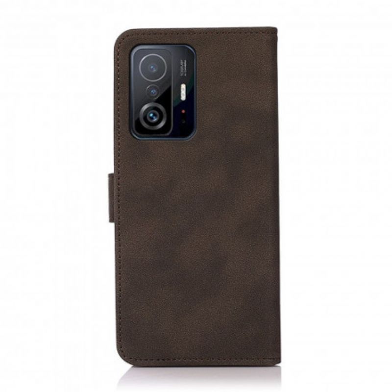 Bescherming Hoesje Xiaomi Mi 11t / 11t Pro Leereffect Mode Khazneh