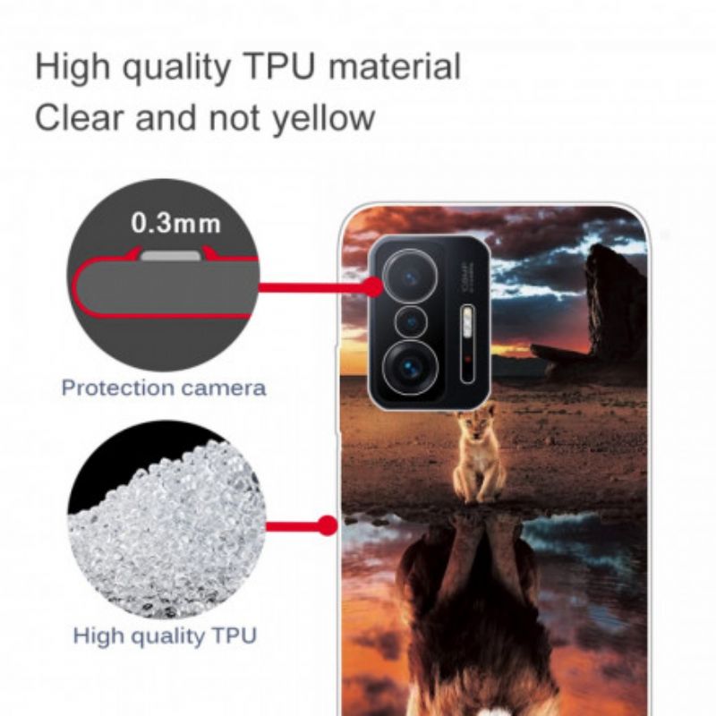 Case Hoesje Xiaomi Mi 11t / 11t Pro Telefoonhoesje Dream Of Lion Cub