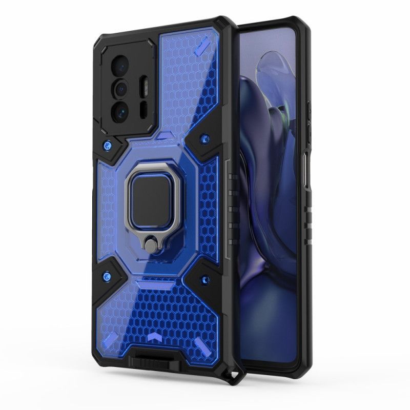 Case Hoesje Xiaomi Mi 11t / 11t Pro Telefoonhoesje Honingraat Met Ring