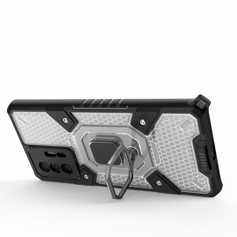 Case Hoesje Xiaomi Mi 11t / 11t Pro Telefoonhoesje Honingraat Met Ring