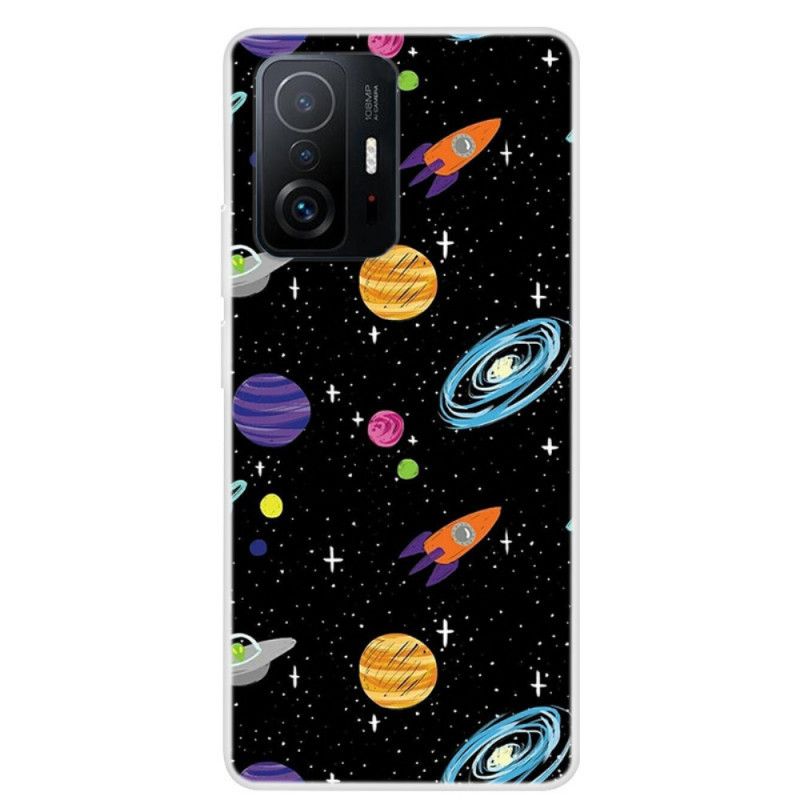 Case Hoesje Xiaomi Mi 11t / 11t Pro Telefoonhoesje Planeet Galaxy