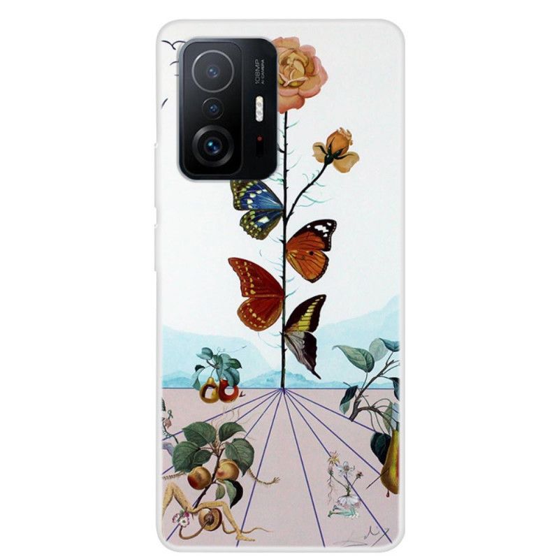 Case Hoesje Xiaomi Mi 11t / 11t Pro Telefoonhoesje Vlinders Van De Natuur