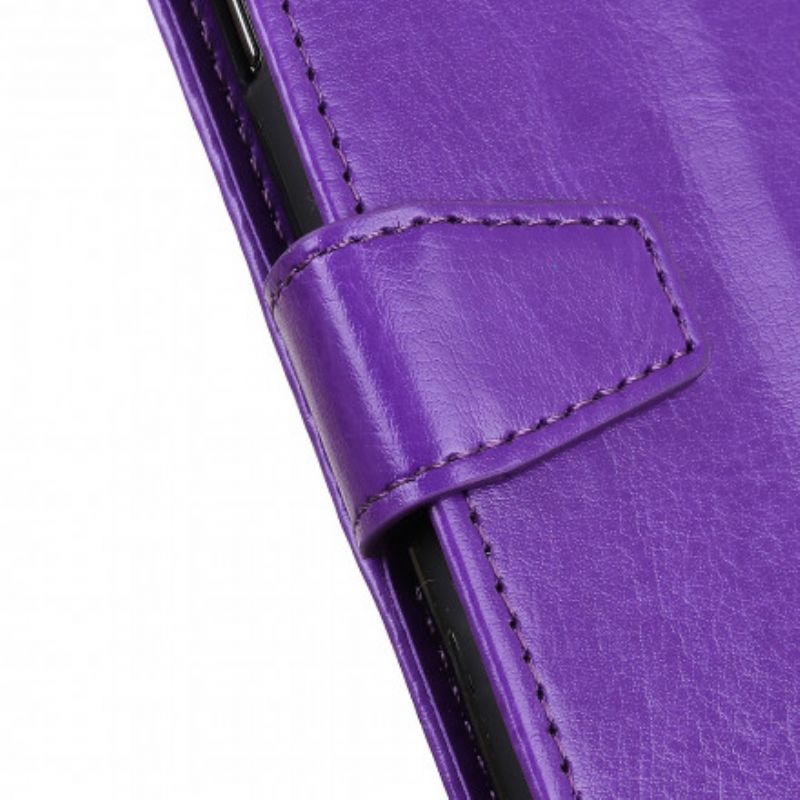 Flip Case Leren Xiaomi Mi 11t / 11t Pro Eenvoudig Glanzend Leereffect