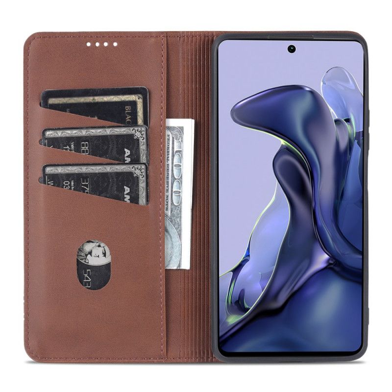 Folio-hoesje Xiaomi Mi 11t / 11t Pro Azns Kunstleer Bescherming Hoesje