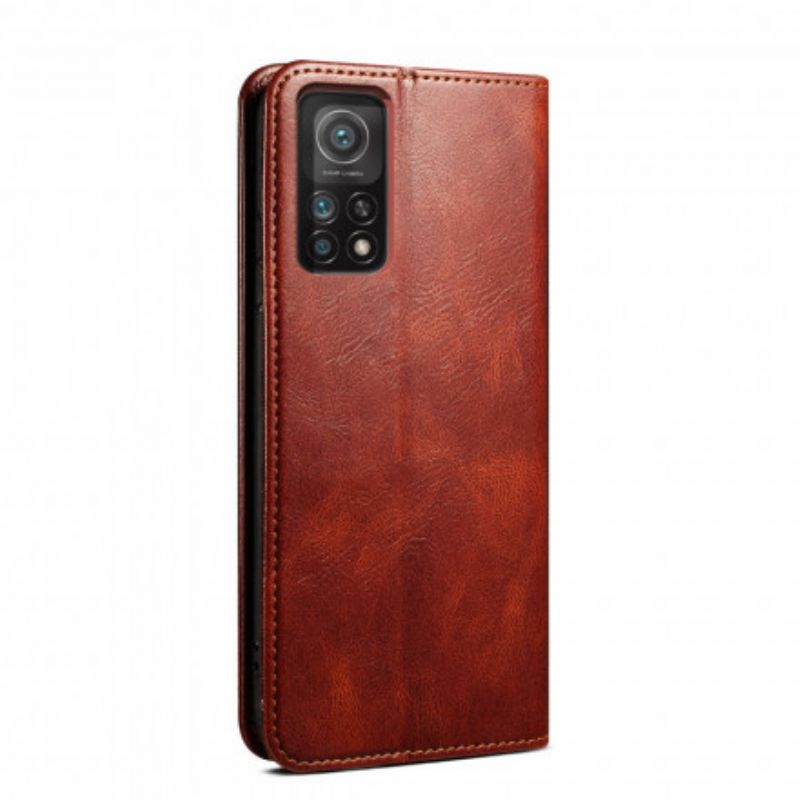 Folio-hoesje Xiaomi Mi 11t / 11t Pro Gewaxt Kunstleer