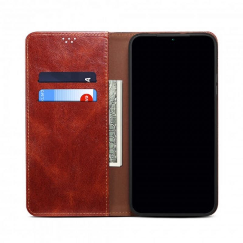Folio-hoesje Xiaomi Mi 11t / 11t Pro Gewaxt Kunstleer