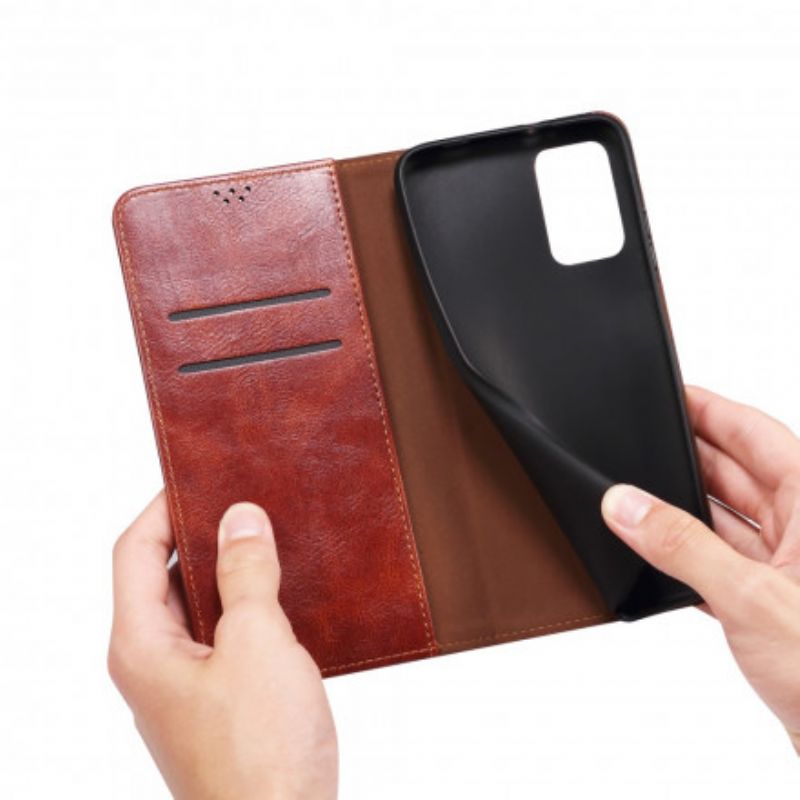 Folio-hoesje Xiaomi Mi 11t / 11t Pro Gewaxt Kunstleer