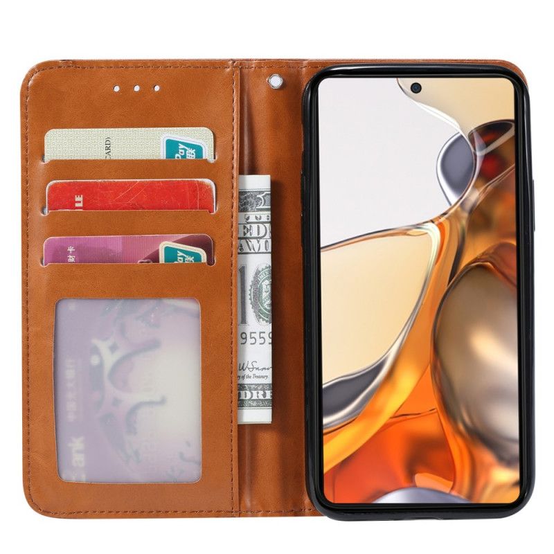 Folio-hoesje Xiaomi Mi 11t / 11t Pro Kunstleer Kaarthouder