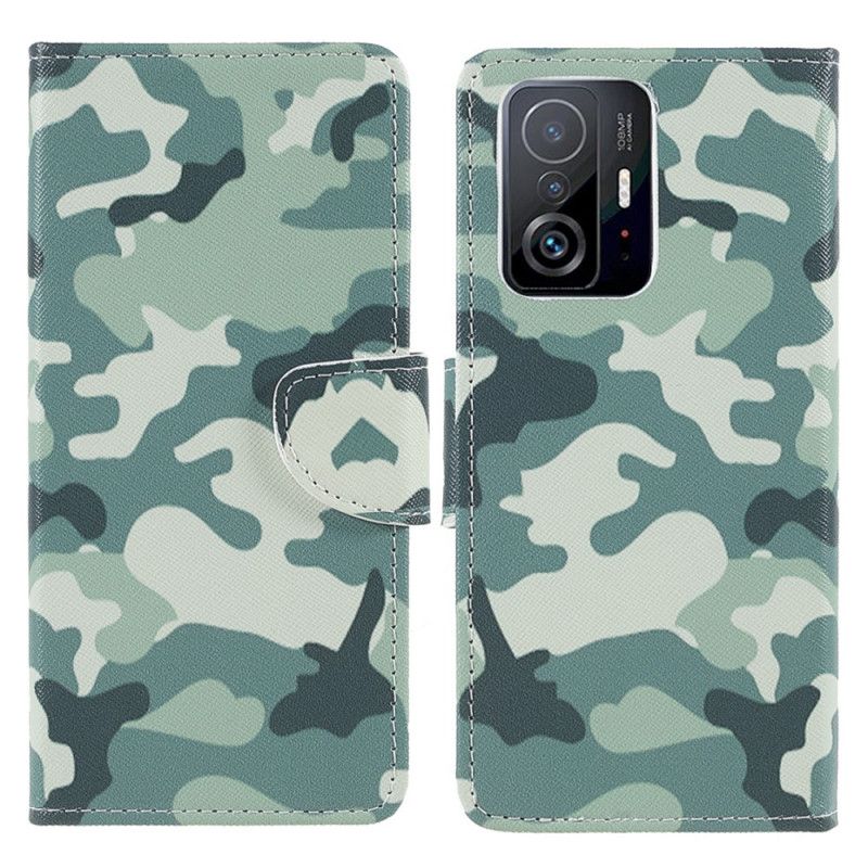 Folio-hoesje Xiaomi Mi 11t / 11t Pro Telefoonhoesje Militaire Camouflage