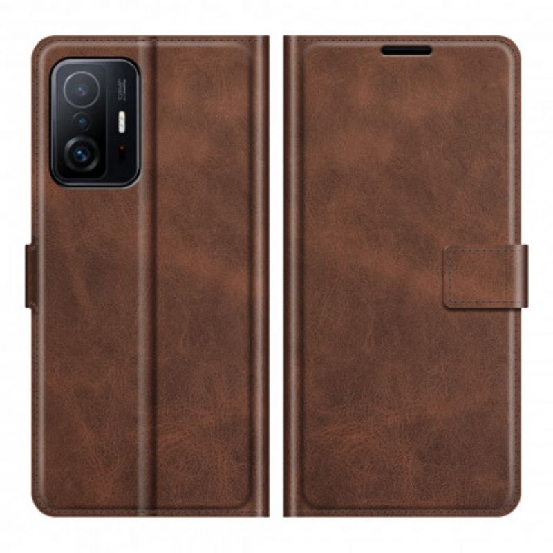 Folio-hoesje Xiaomi Mi 11t / 11t Pro Telefoonhoesje Slank Extreem Leereffect